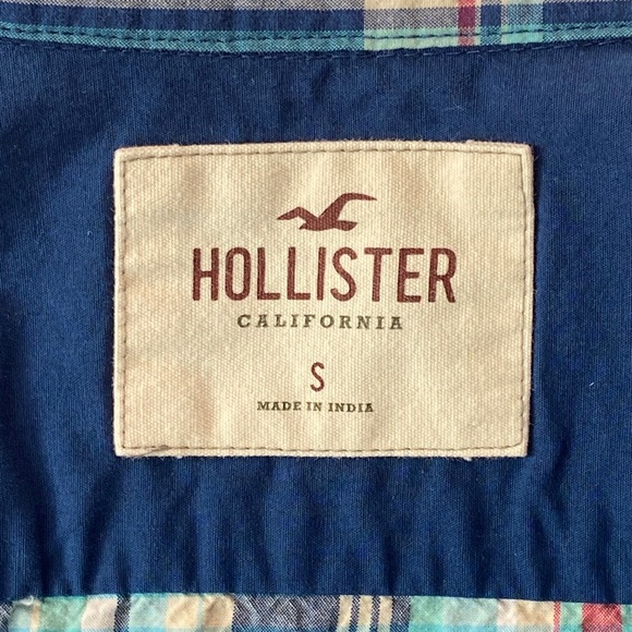 Hollister Men’s Plaid Buttondown Shirt Small - Picture 7 of 7